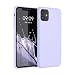Produktbild kwmobile Hülle kompatibel mit Apple iPhone 11 Hülle - Silikon Handy Case - Handyhülle weiche Oberfläche - kabelloses Laden - Pastell Lavendel