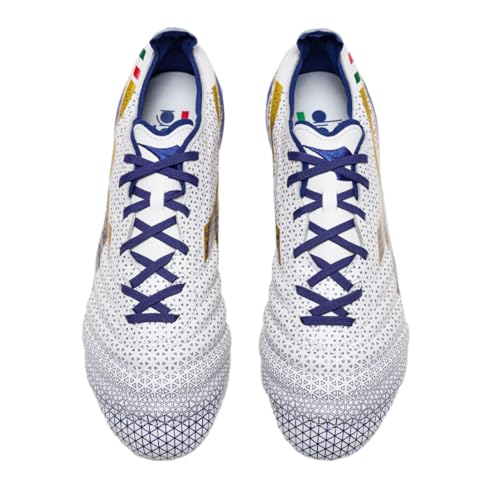 Diadora Brasil Elite Tech GR ITA LPX Men's Firm Ground Soccer Shoes - Made in Italy, Ultra-Soft Premium Leather, Modern Calcio Design, Removable Insole2