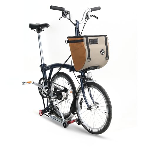 Porte-vélo étanche de 17 L avec support à dégagement rapide sacoche kaki