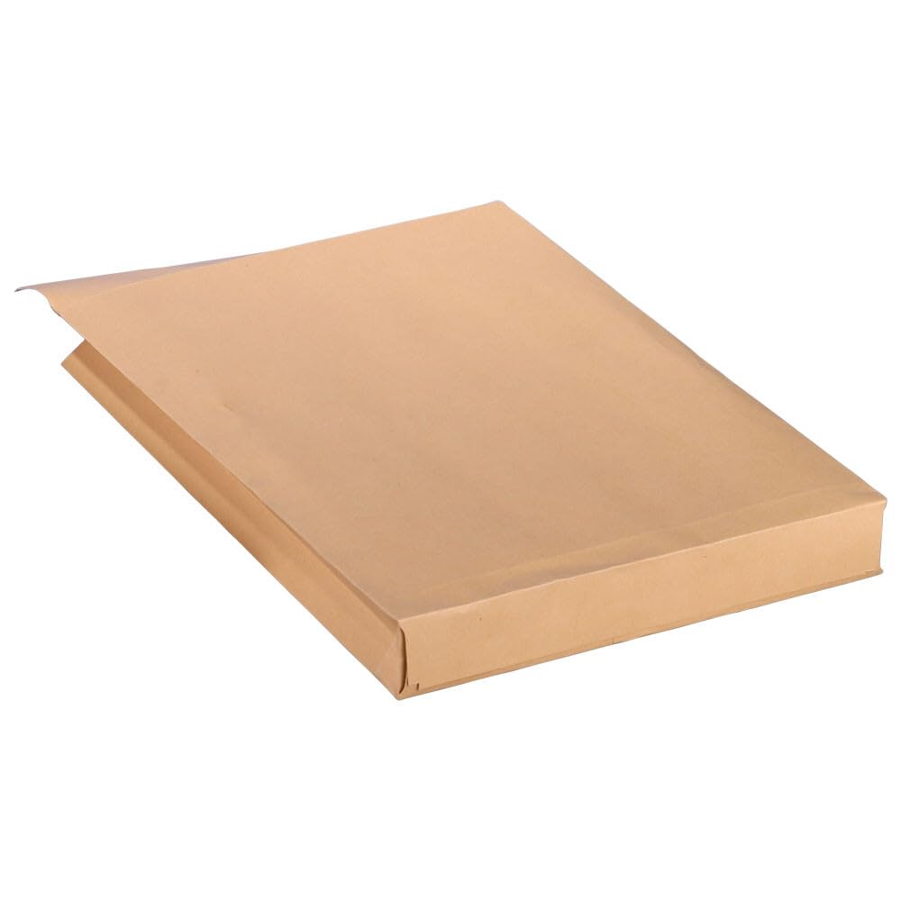 Versandtaschen, Seitenfalte, Papier, Haftklebung, Braun, 250x353x40 mm, 250 Stück