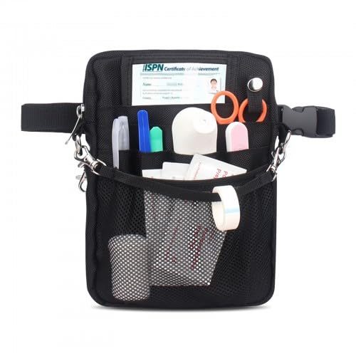 Riñonera de Enfermera, Bolsa Organizadora Profesional de Enfermería Con Múltiples Bolsillos para Hombres y Mujeres, Herramientas Médicas