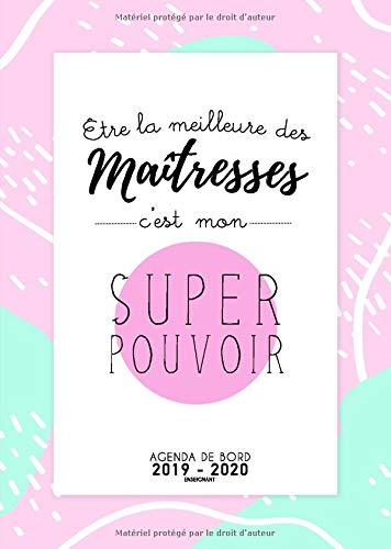 Télécharger Agenda de bord enseignant 2019/2020: L'agenda pour professeurs des écoles 2019/20 - cadeau maitress livre En ligne