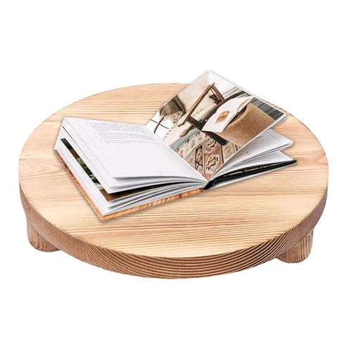 Expositor de Madera, Base de Madera | Soporte de exhibición de Pedestal,Bandeja Decorativa Interior de baño,Soporte de jabón para Mesa, encimera, Fregadero, decoración de Cocina