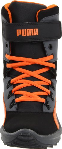 Puma Niveus Boot (Toddler/Little Kid/Big Kid),Black/Jaffa Orange/Dark Shadow,7 M US Toddler2