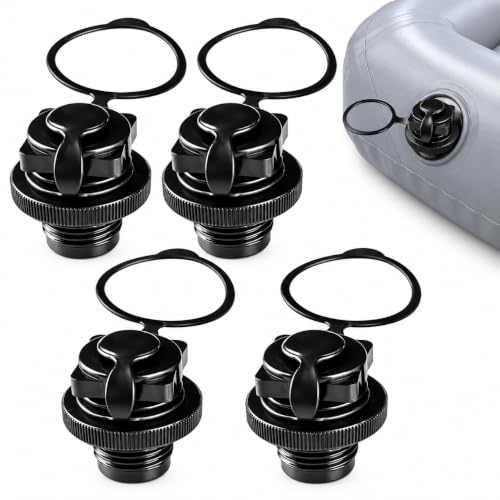 4 PCS 22mm Boston Valve Replacements for Inflatable Boats, Rafts...