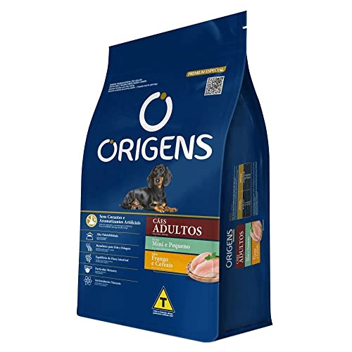 Ração Origens para Cães Adultos de Raças Pequenas sabor Frango e Cereais - 10.1 kg (Pacote de 1)