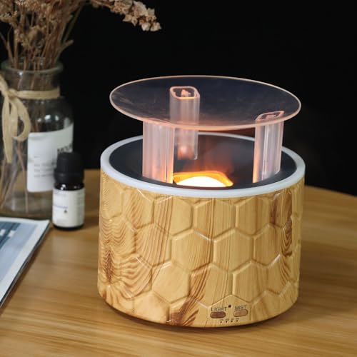 Humidificador de escritorio 400ml con luz nocturna y temporizador miniatura 4