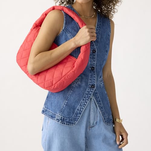 Vera Bradley Featherweight Tifton Shoulder Bag, Cayenne4