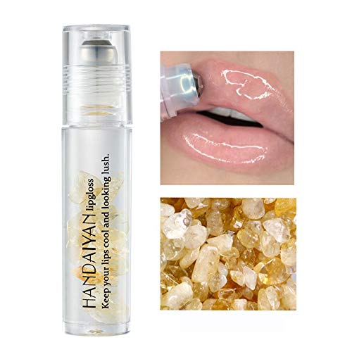 Fashion888 Lip Gloss,6 Crystal Flower Lip Gloss,Long Lasting Moisturizing Shining Lip Gloss With Natural Plant Extracts,Lips Moisturizer