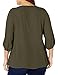 City Chic Women's Apparel Top Sexy Fling E/S Blouse, Jungle, 14 Plus