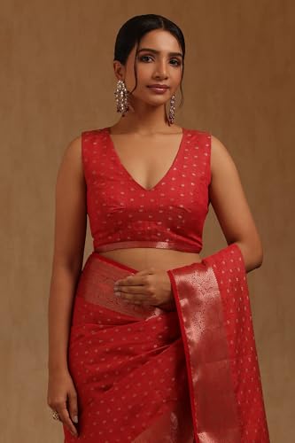 Image of Soch Womens Art Silk Zari Woven Saree
