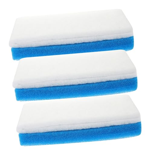Toddmomy 10 Piezas Esponja De Filtro Grifo Almohadillas Filtrantes para Peceras Esponja Filtrante para Estanque Filtro De Espuma De Acuario Almohadilla De Medios Filtrantes Algodón