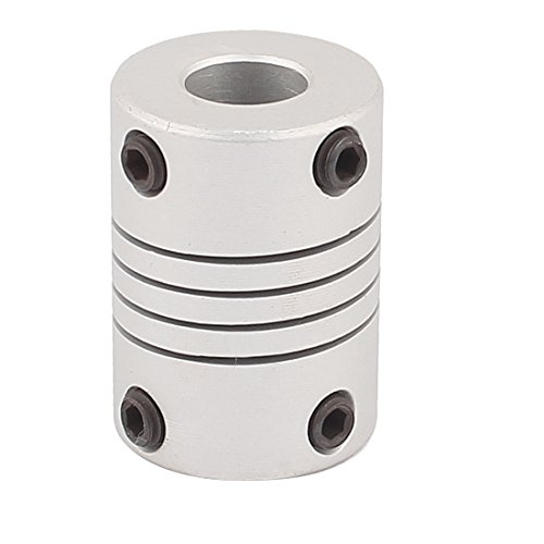 Aexit Motor Shaft Electrical equipment Dia 8mm to 8mm Joint Helical Beam Coupler Coupling 18mm x 25mm