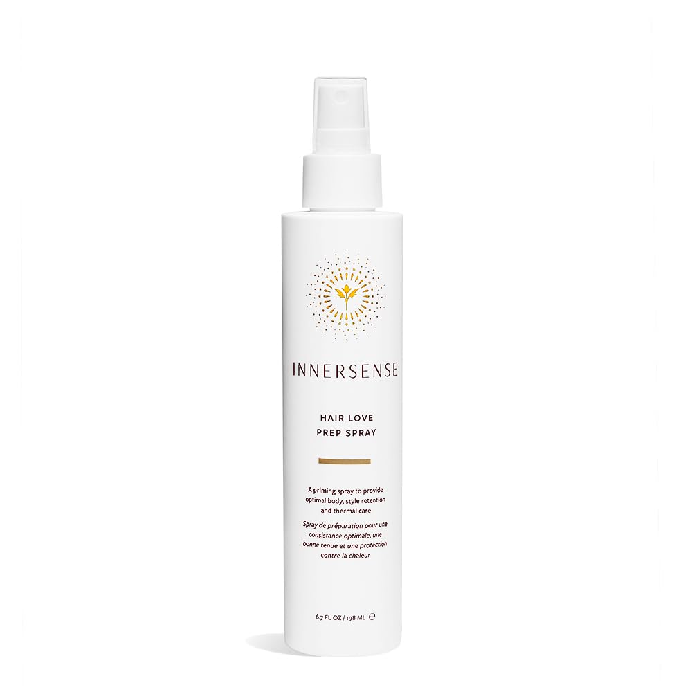 INNERSENSE Organic Beauty - Natural Hair Love Prep Spray For Body, Style Retention + Thermal Care | Non-Toxic, Cruelty-Free, Clean Haircare (Full Size