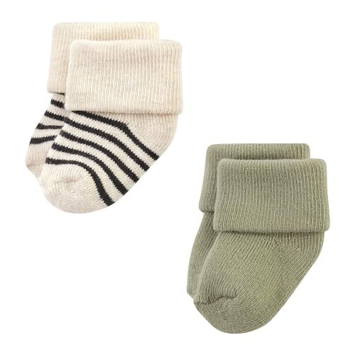 Image of Hudson Baby Baby 8-pack Cotton Rich Newborn and Terry Socks