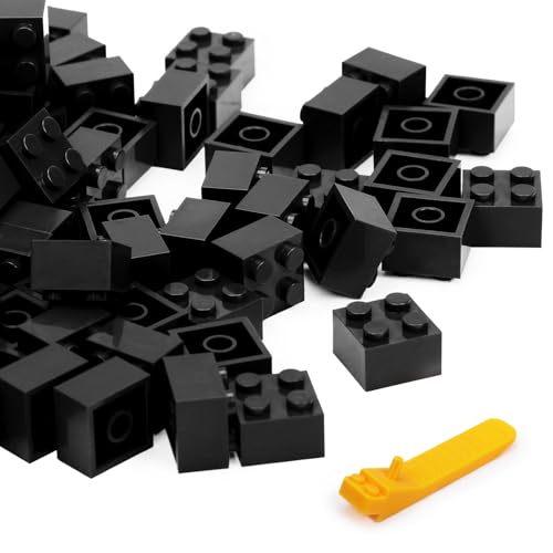 Lekebaby Classic Building Bricks, 100 Piece 2x2 Building Blocks STEM Creative Building Toys Compatible with All Major Brands, Educational Toy for Boys Girls 6 Years Old and Up