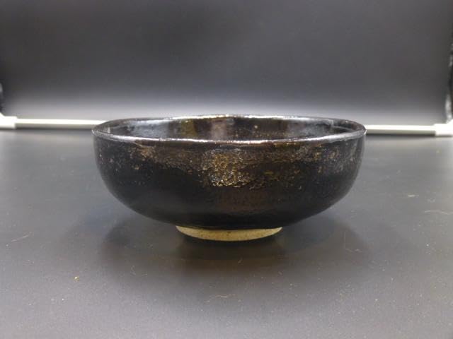 楽吉左衛門十二代弘入　黒平茶碗／共箱共布／裏千家十四代　淡々斎極め箱／銘「滴翠」 Amazon.co.jp: 楽吉左衛門十二代弘入 黒平茶碗／共箱共布／裏