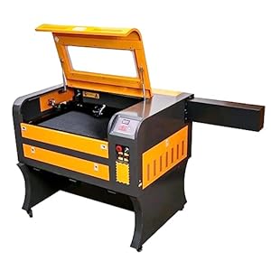 Furvveerr 50W Lasergraveermachine CO2 Laser Graveermachine Werkgebied 600mmx400mm Lasersijder Graveur Graveermachine voor Hout Acryl Papier Stof en Meer,Uitgerust met M2 Moederbord