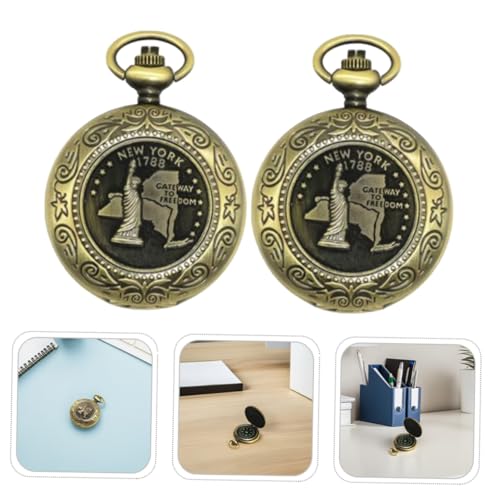 Brújula Vintage de Bolsillo VICASKY 2 Piezas miniatura 7