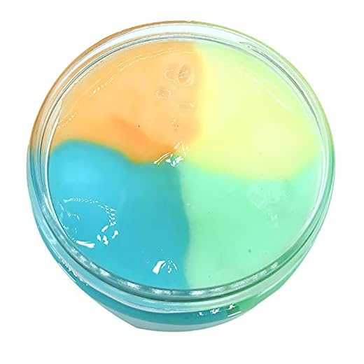 Fluffig slime kittel som barn gåva med gör-det-själv färgblandning slime squishy fluffig plast lera stressavlastning barnleksak - 100 ml