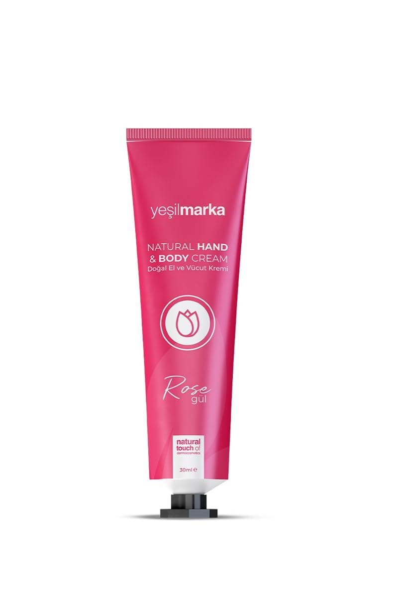 Yeşilmarka Natural Hand And Body Cream - Rose 30 ml Krem
