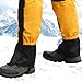 Hiking Gaiters,Hiking Leg Covers,Shoe and Boot Protection, Cross-country Leggings, Suitable for Snow And Mountaineering(Black)
