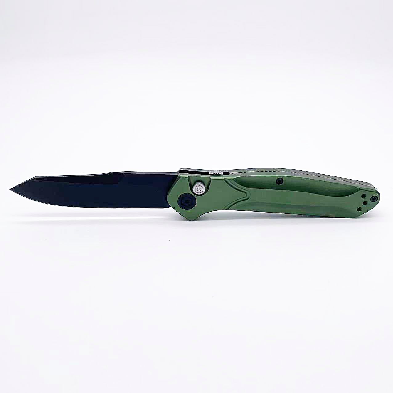9400 Tactical Folding Knife, CPM S30V Steel Blade, Aluminum Alloy Handle, Hunting Pocket Knife, Outdoor EDC Green