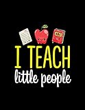  I TEACH little people: 2019-2020 Teacher Lesson Planner Organizer with 12 Month Academic Agenda...Weekly & Monthly Calendar 8.5\