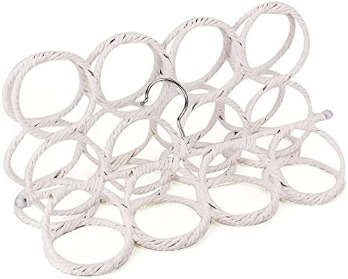 Tosnail Pack Of 2 Scarf Hanger Holder Organizer Space Saver For Tie, Belt, Scarves, Socks - White #TOP1