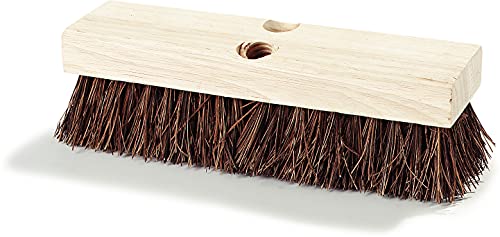 Cepillo de fregar Palmyra Carlisle Flo-Pac de 10 pulgadas en pack de 12 unidades para limpieza 7