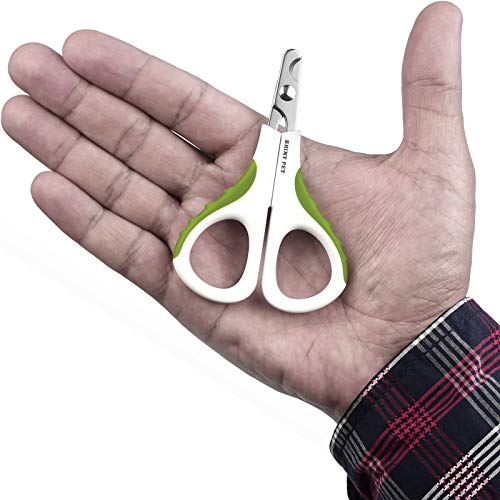 Cat Nail Clippers with Razor Sharp Blades - Best Pet Nail Clippers for Small Animals - Professional Claw Trimmer for Tiny Dog Cat Kitten Bunny Rabbit Bird Guinea Pigs Ferret Hamsters - Ebook Guide