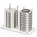 Venuekkuri Adjustable Tumbler Lid Organizer - Holds up to 16 Lids, Disposable Cup and Lid Holder, Baby Bottle Drying Racks, Mason Jar Lids Holder,Clutter-Free Kitchen Cabinets,ABS Plastic