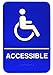 Update International (S69B-3BL) "Accessible" Braille Sign