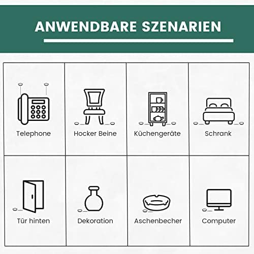 Podkładki meblowe ochraniacze podłogi na krzesła, 104 szt. filcowe podkładki do stóp mebli i nóg krzesła, grubość 5 mm, chronią podłogę z twardego drewna przed zarysowaniem, szare