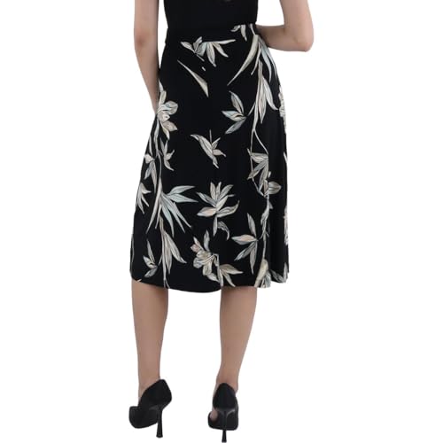 Kasper Women's Midi Flared Skirt2