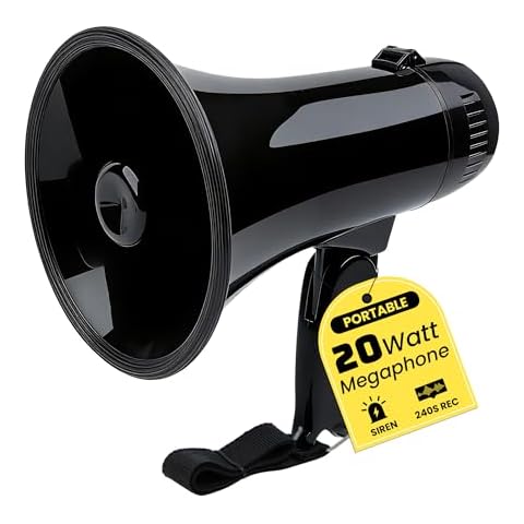MyMealivos 20W Portable Megaphone with Recording Cover
