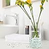FANTIAN 1lb Clear Glass Beads for Vases, 100 Pcs Glass Pebbles, Clear Flat Glass Marbles for Vase Filler Flower Candle Crafts Centerpieces and Wedding Decoration #1