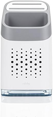 Minky TS10290101 Utensil Caddy, White, 13.5 x 14.5 x 26 cm