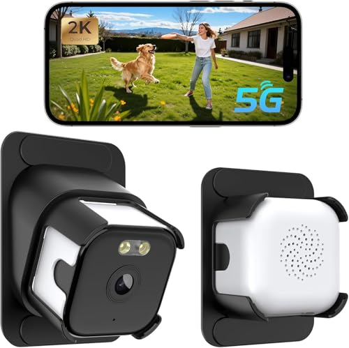 Aqash Window Security Camera 2 Pack 3MP 2K - 5GHz WiFi Wired Safeview Window Camera with Night Vision for Looking Outside Indoor 24/7 Recording Motion Detection ChroMax AI Color Support