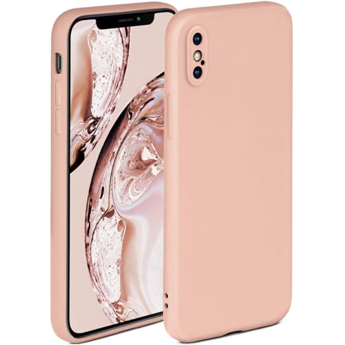 Coque silicone souple OneFlow antichoc double couche rose mat