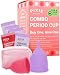 Ranked 1 for Most Comfortable Menstrual Cups and Best Removal Stem - Every Menstrual Cup Purchased One is Given to a Woman in Need!