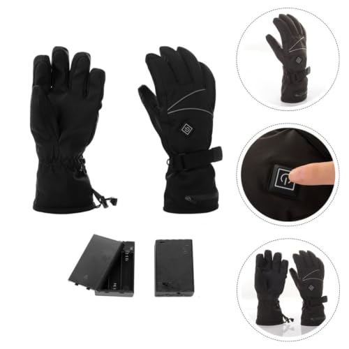 Guantes calefactables moto con correa regulable y tejido premium 7
