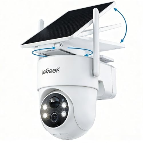 ieGeek Security Cameras Wireless Outdoor 2K Camera for Home Security IP66 Security Camera 360 Outdoor Camera Color Night Vision AI Detection 2-Way Audio Alexa