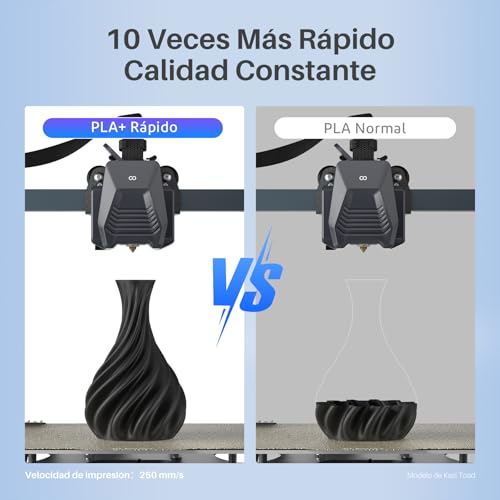 Filamento PLA+ Negro 1.75mm 1KG para Impresoras 3D - Velocidad y Precisión Óptimas - Fernando Cortés