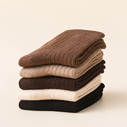 Yizelli 5 Pairs Mid Calf Socks for 1-12 Years Boys Cotton Crew Socks for Infants Toddlers Kids2