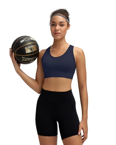 Image of RUNNING GIRL Sports Bra for Women High Support, Criss-Cross Back Padded Strappy Sports Bras Yoga Bra with Removable Cups