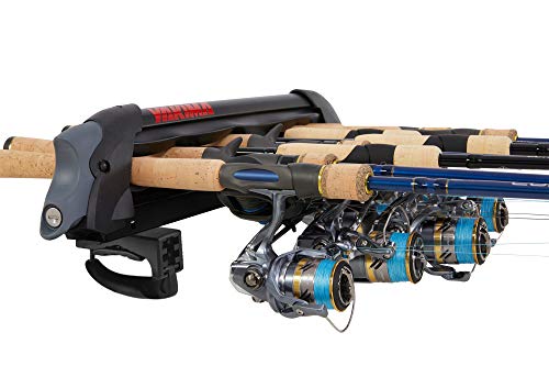 image for Yakima Fishing Pole Rod Car Rack Mount, ReelDeal 4 Ski & 2 Snowboard H
