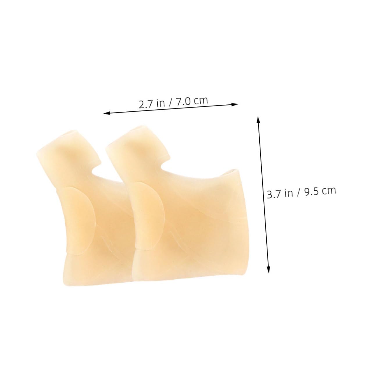 Healeved E Separator Orthosis for Bunions Corrector for Ingrown Toe Big Toe Spacer Silicone Toe Reusable Toe Guards