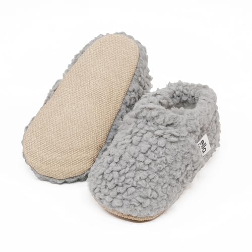 Image of Ella Bonna Unisex Teddy Baby Booties Cotton Newborn Baby Socks Slipper Toddler Shoes, Infant Baby Girl Booties, Boy Socks