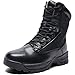 Botas de Combate para Hombres, MJH-01 Botas de Cuero Tácticas Militares Impermeables Hombres Ejército Al Aire Libre Selva Botas Altas con Cordones Zapatos de Seguridad en El Trabajo Duraderos
